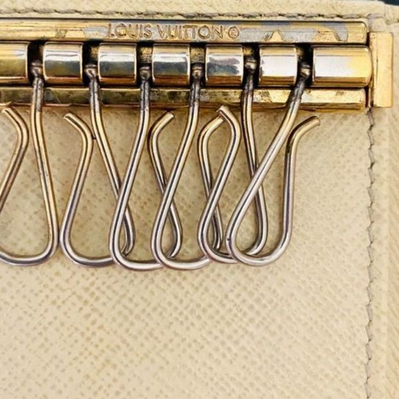 LOUIS VUITTON DAMIER AZUR MUTICLES KEY CASE WALLET. - Picture 8 of 9